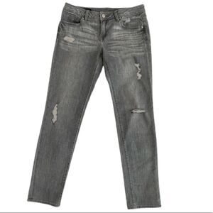 TAGS Distressed Washed Black Jeans